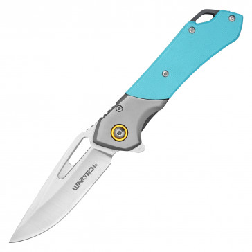 8.25" WARTECH - 2-Tone Blue Pocket Knife
