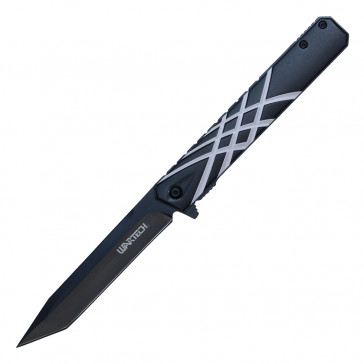 9-1/8" Pocket Knife (Black)