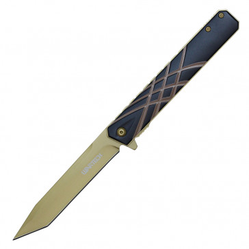 9-1/8" Pocket Knife (Gold)