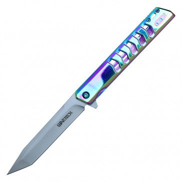 9-1/8" Pocket Knife (Rainbow)