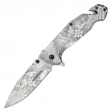 8.25" Wartech Frost Morpho Pocket Knife