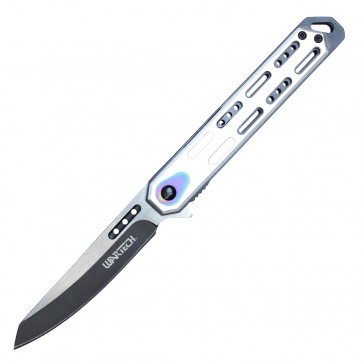 8.5" Spring Assisted Folding Knife (Chrome)