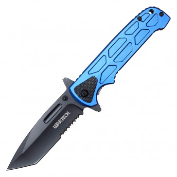 8" Blue Pocket Knife