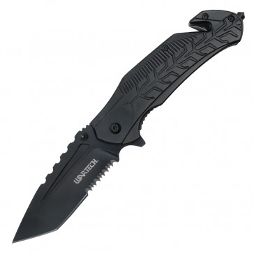 8" Black Pocket Knife