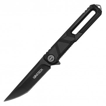 8" Black Pocket Knife