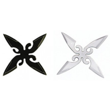 Black/Chrome Throwing Stars