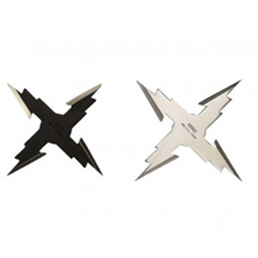 Black/Chrome Throwing Stars