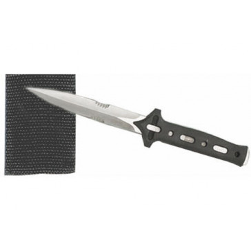 7.5" BOOT KNIFE W/ RUBER HANDL
