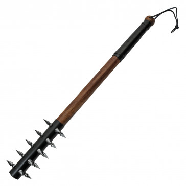 Spiked Wooden Black Mace