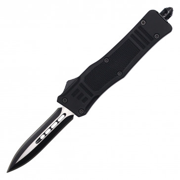 7" Auto Black 2-Tone OTF Knife