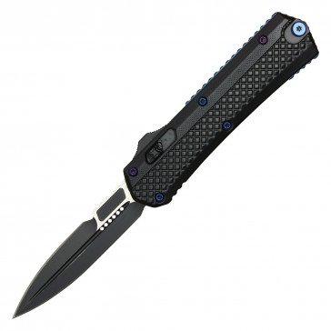8.75" Blue Accents "Mark 40" OTF Atomic Knife
