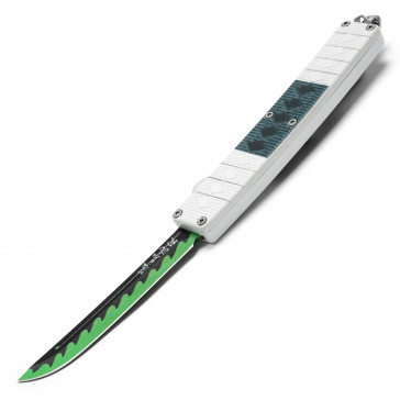 8.25" Anime Inspired Sanemi Nichirin Blade Katana OTF Knife