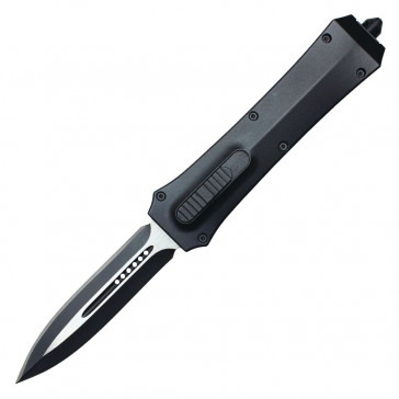 9.5" Atomic Auto OTF Knife w/ 2-Tone Double Edge Dagger Blade