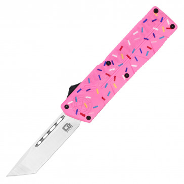 7.75" UltraLite Atomic USA Sugar Rush OTF Auto D2 Steel Tanto Blade w/ Kydex Gift Box