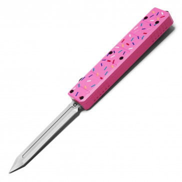 8.5" UltraLite Atomic USA Sugar Rush OTF Auto D2 Steel Gladius Double Edge Blade w/ Kydex Gift Box