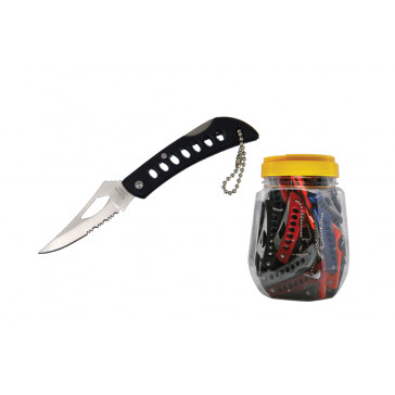 60 Piece Non Spring Assisted Pocket Knives Small In Jar