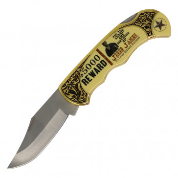7 7/8" Jesse James memorabilia knife