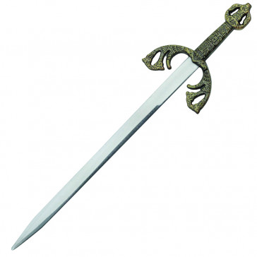 7.5" Brass excalibur letter opener