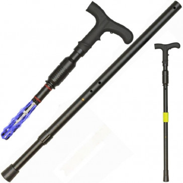 1 Million Volt Stun Gun Walking Cane with Flashlight