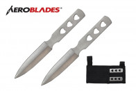5.5" 2pc. Chrome Throwing Knives