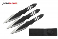 5.5" Set of 3 Thunderbolt Throwing Knives