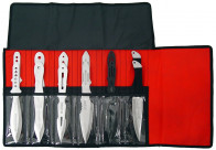 9" Set of 12 Assorted Throwing Knives