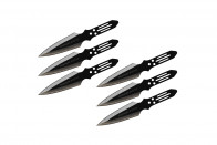 9" Buckshot Throwing Knives With Case