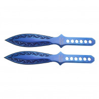 9" 2pc Set Blue Blade Thrower