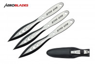 6.5" 3 pcs set two tones blade throwing knife