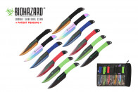 9 Inch 12pc set astd color zombie thrower