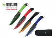 9 Inch 4pc set astd color zombie thrower