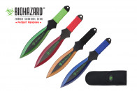 9 inch 4pc set astd color zombie thrower
