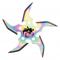 4" Rainbow Single Throwing Star