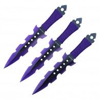 7.5" 3 PC SET THROWING KNIFE