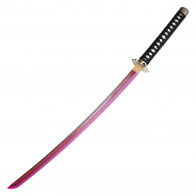 38.5" Replica Anime Black Flower Katana w/ LED Blade