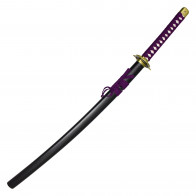 38" Sword w/ Purple Handle and Black Saya