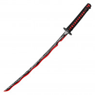 37" Metal Red Fantasy Sword