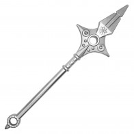 31" Cosplay Fantasy Foam Silver Spear