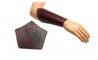 Medieval Dragon Logo Arm Bracers