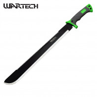 25" Green Rubber Wrapped Handle Hunting Knife W/ Sheath 