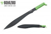 23.5" Machete w/ Green ABS Handle