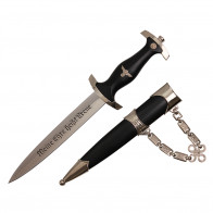 13" German Militaria WW2 Dagger w/ Chain