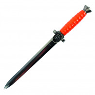 14.5" German Militaria WW2 Red Cross (DRK) Leader Hewer Orange Dagger w/ Sheath