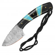 7.25" True Damascus Knife (256-Layer)