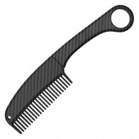 7.5" Curved Carbon-Fiber Print Comb Knife