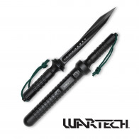 14" Black Helix Blade Dagger w/ Sheath