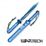 14" Blue Helix Blade Dagger w/ Sheath