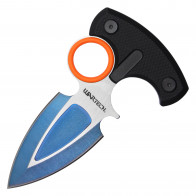 5.5" Blue Push Dagger
