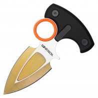5.5" Gold Push Dagger