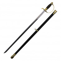 37 1/2" German Militaria WW2 Police Officer Gold NCO Sword With Sheath